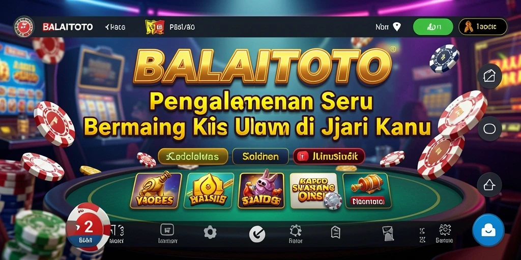 Tampilan gameplay seru dan menarik di BALAITOTO dengan suasana kasino yang nyata.