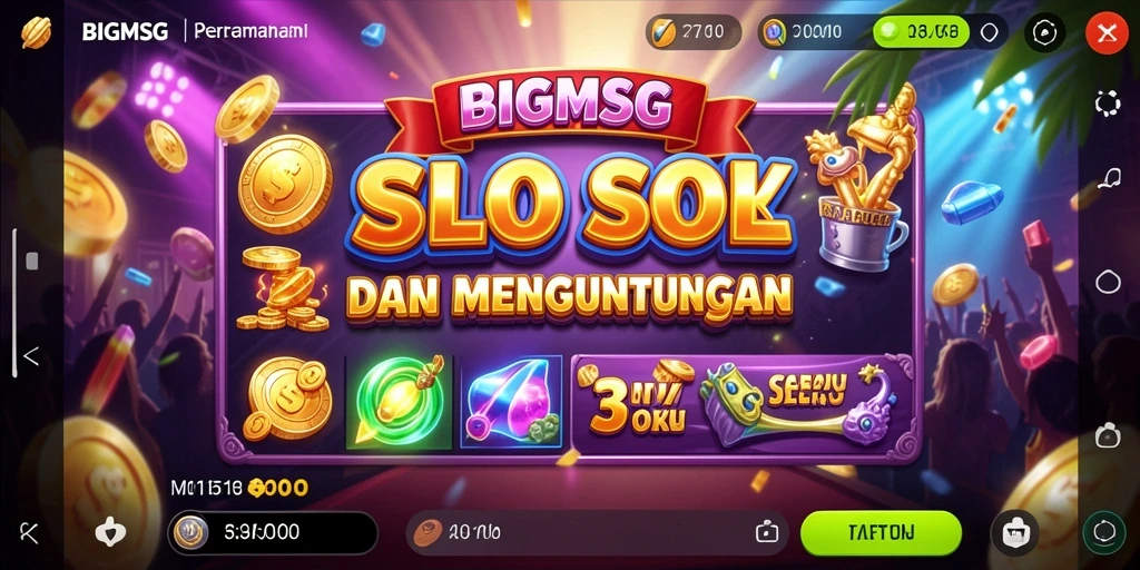 Tangkapan layar menunjukkan gameplay menawan dari BIGMSG.