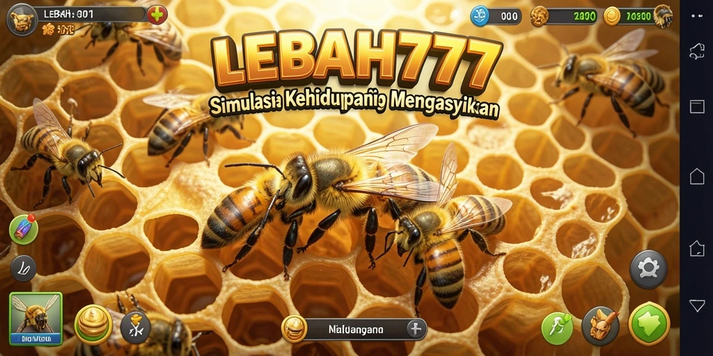 Tampilan menarik dari gameplay LEBAH777 yang menampilkan aktivitas kehidupan lebah.