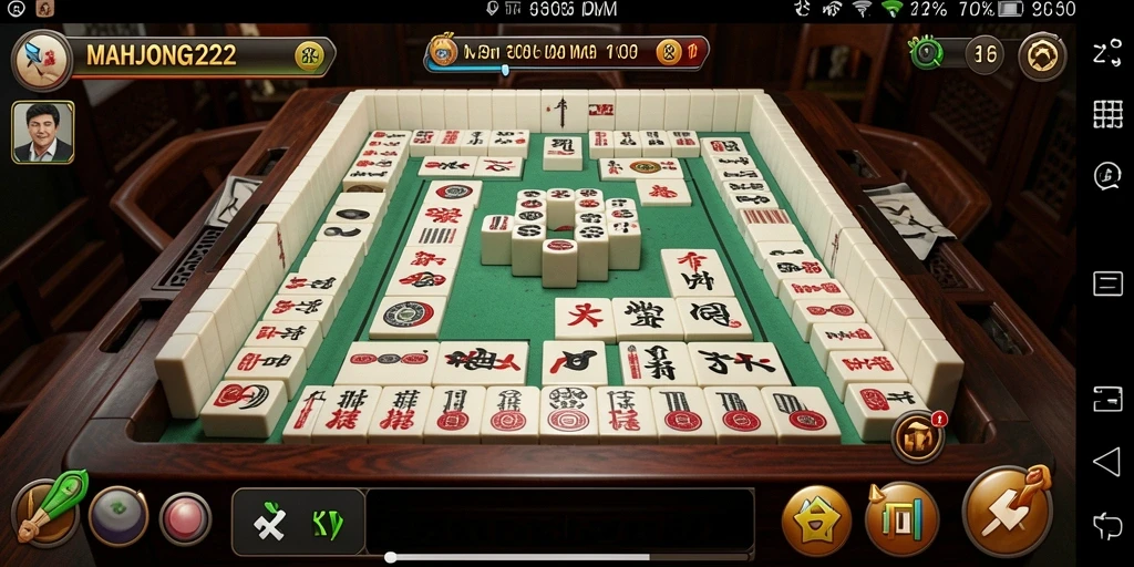 Screeshot gameplay MAHJONG222 yang menampilkan aksi petualangan seru.