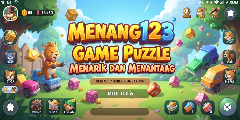 Tampilan seru gameplay MENANG123 dengan teka-teki menantang.