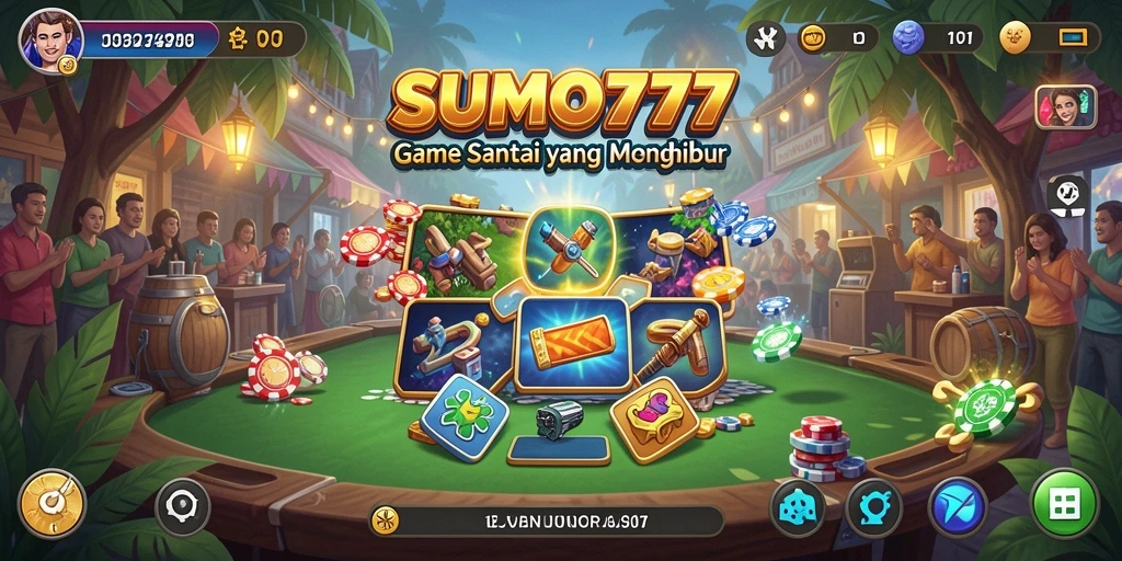 Tampilan gameplay menakjubkan dari SUMO777 yang menghibur.